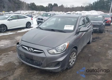 2013 Hyundai Accent Gls from USA, damaged, VIN KMHCT4AE7DU477072